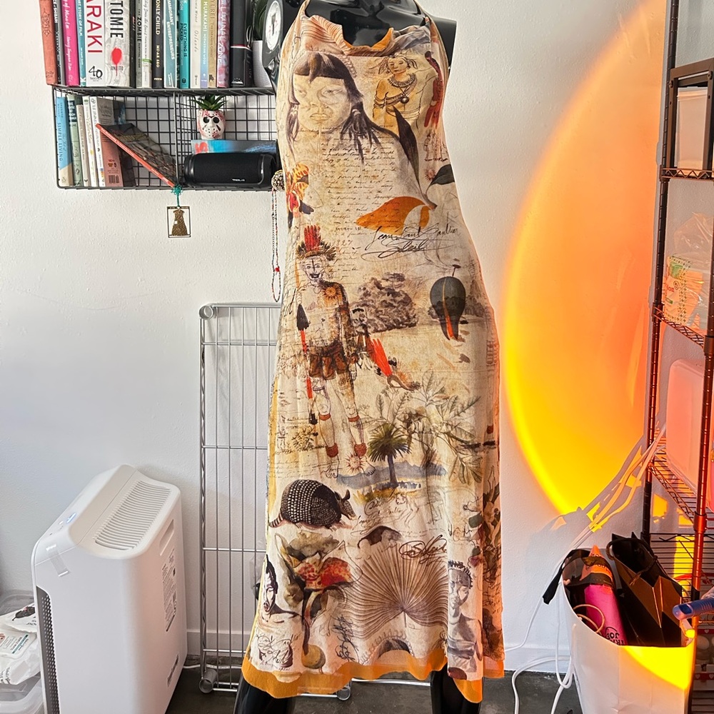 Jean Paul Gaultier soleil tribal dress